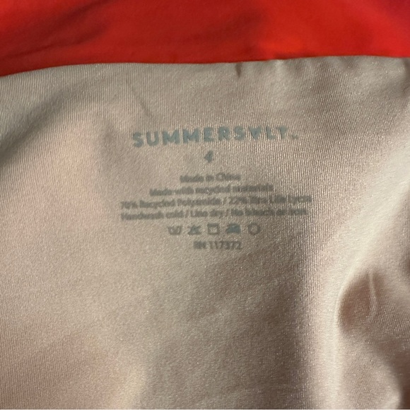 Summersalt The classic turn down pink/coral bikini bottoms Size 4 - Picture 2 of 5